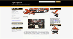 Desktop Screenshot of angrysquidink.com